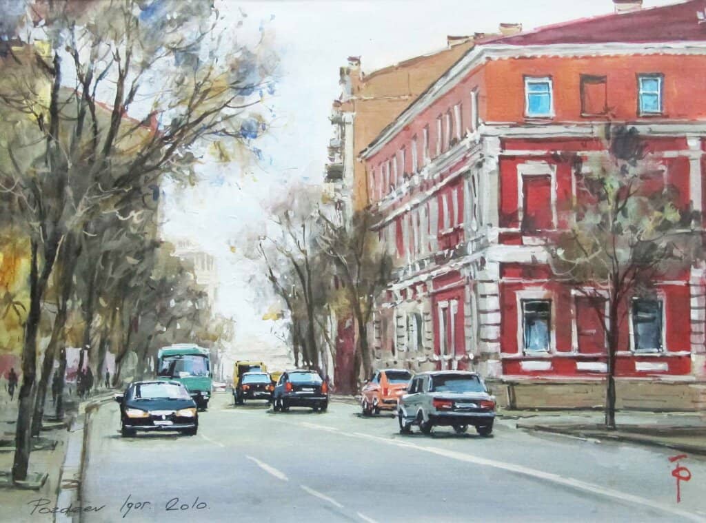 купити картину Ігор Поздєєв Київські будні