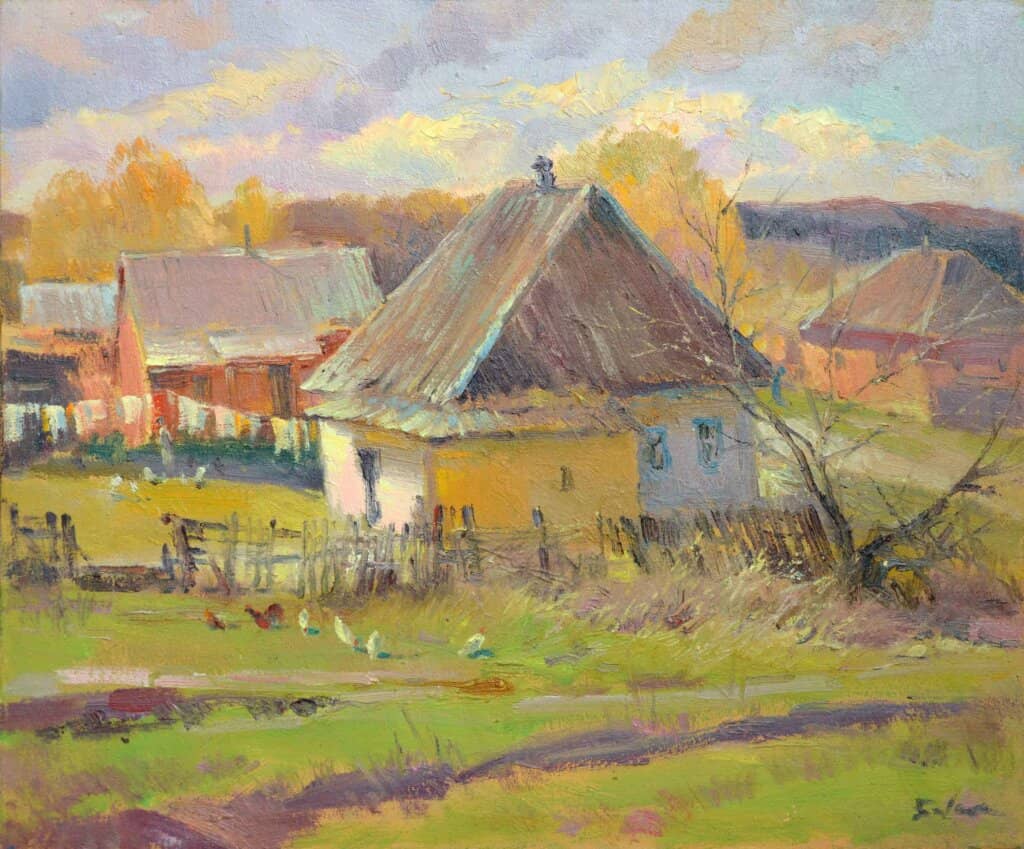 купити картину В'ячеслав Бабак Село