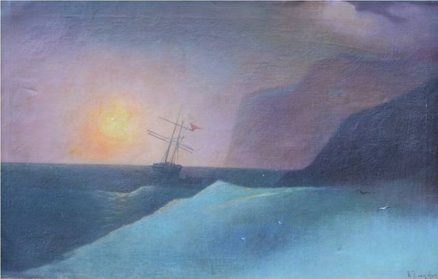 купити картину Капустин Г.І. Захід сонця на морі