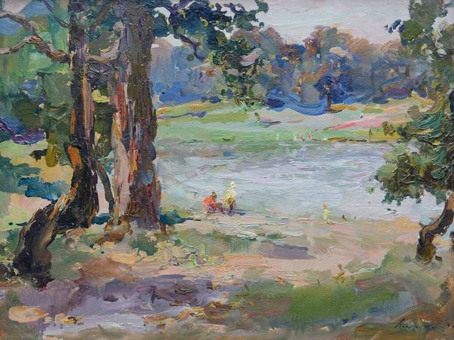 Придбати картину Шишко С.Ф.(1911-1997) Озеро у Голосієві