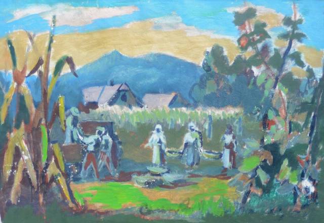 купити картину Сельський Роман Юліанович (1903-1990) "Збір картоплі (Збір винограду)"