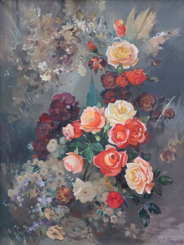 Натюрморт з трояндами 