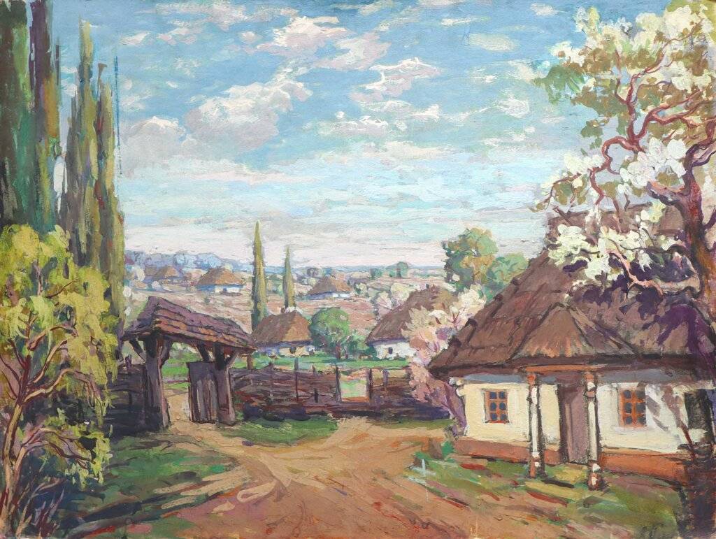 Холопцев Андрій Ескіз декорації до спектаклю "Тарас Бульба"