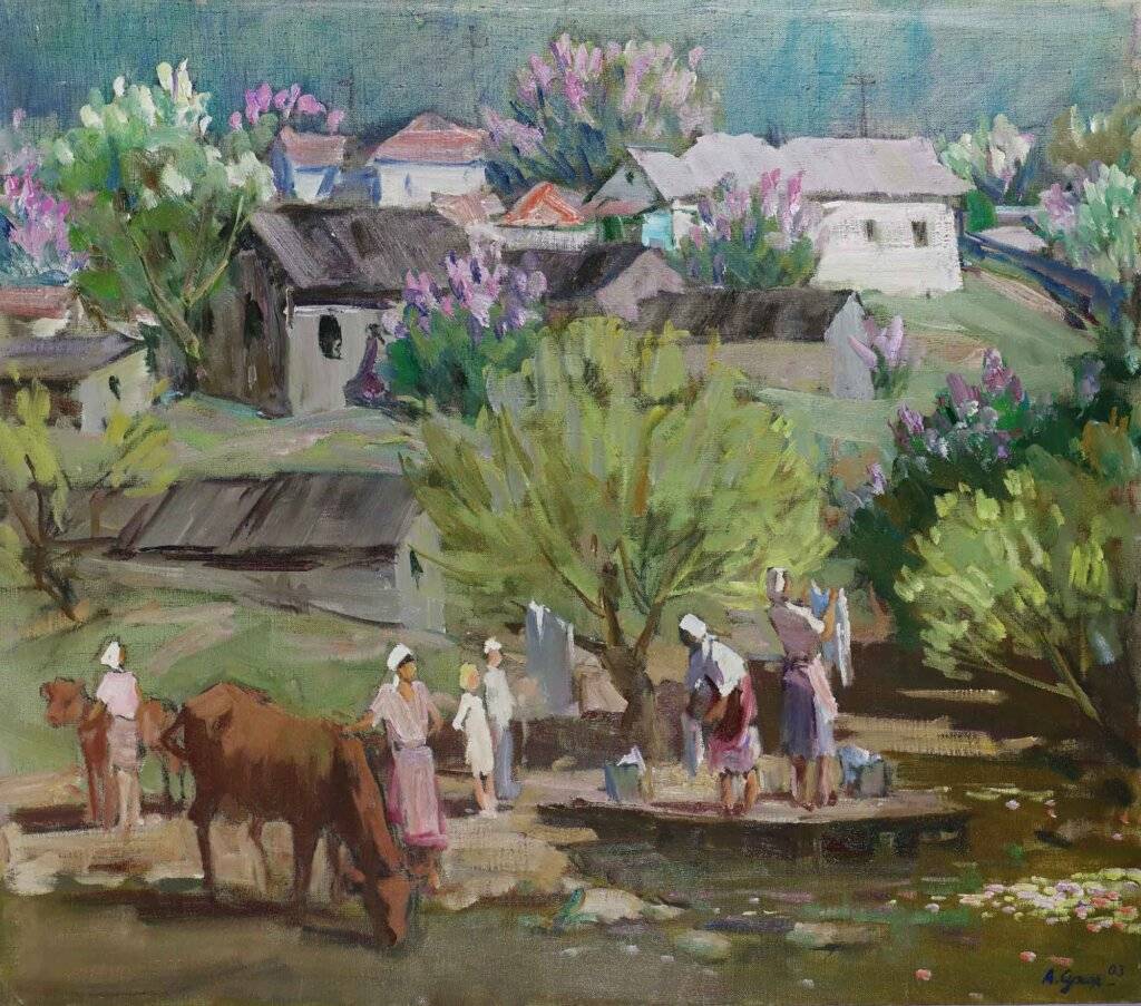 Сухоруких Анатолій Етюд. Біля річки