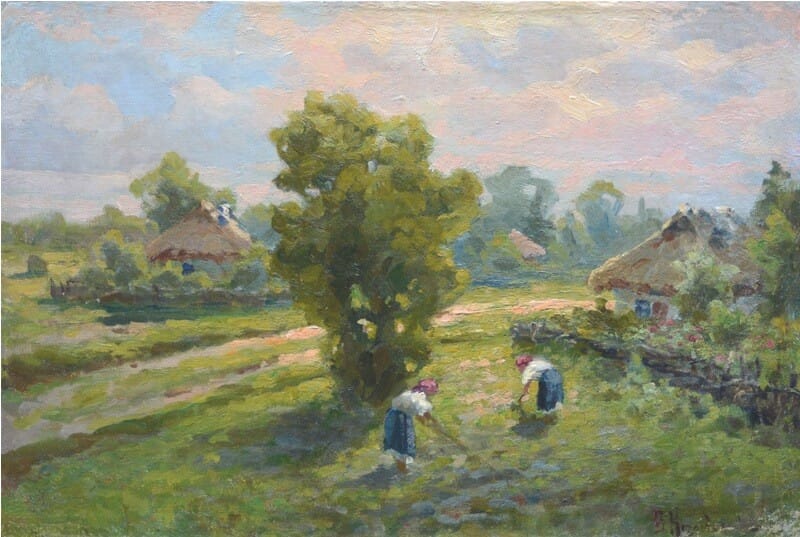 купити картину Козловский В.И. Летний день в деревне