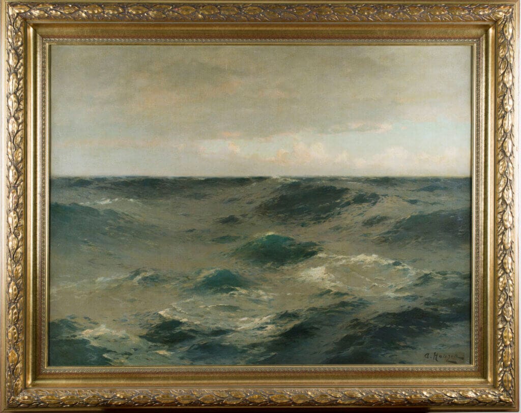картина Ганзен А.В. Море в раме