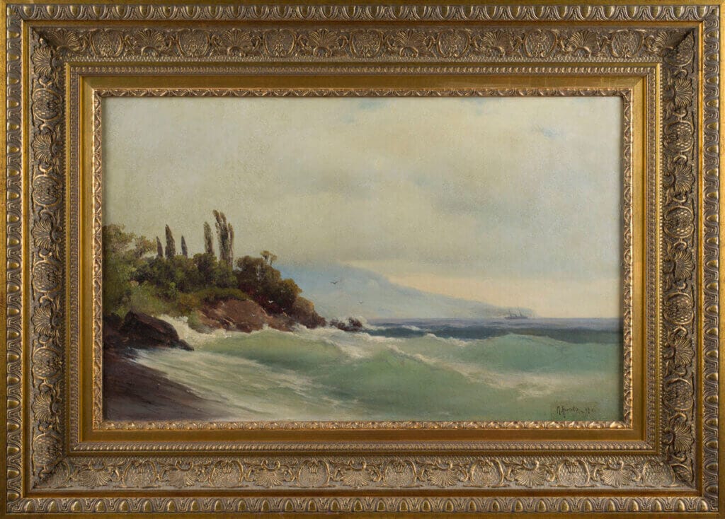 картиан Алисов М.А. Морской пейзаж 1899